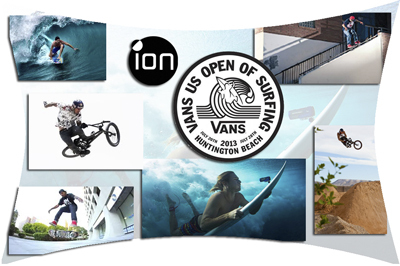 Ion cámara patrocinadora oficial del US Open of Surfing